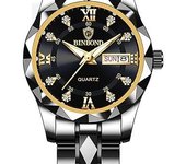 Smartwatches Relojes para niñas, elegantes pulseras tipo brazalete, esfera ovalada, relojes de pulsera analógicos de cuarzo