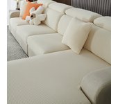 Sofa cushion cover, high elastic jacquard fabric, all-season pet anti dirt, machine washable sofa cover