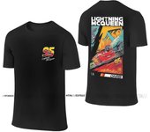 Anime Car 95 I Am Sally Printed T-Shirt Lightning McQueen Cotton Couple T-Shirt Birthday Gift Oversized T-Shirt Men's Clothing