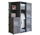 Vicyol S&D Armario Modular, Estantería de Módulos, Organizador Modular de Ropa Ropero para Hogar, Estante de Almacenamiento para Dormitorio