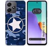 Funda Silicona para Xiaomi Redmi 12 5G diseño Camuflaje 03 Dibujos