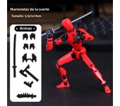 1pc Multi-joint Articulated Doll,Statue Doll Model Toys with Different Weapons,Full-body Mobile Robot (Requires Self-assembly)