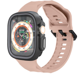 Silicone Sport Strap+Case for Apple Watch 9 8 7 6 SE 5 Ultra 2 Belt Bracelet Iwatch Series 49mm 45mm 41mm 44mm Protective Cover