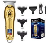 High Quality Kemei KM-678 Mini Electric Hair Clipper KM-3209 LCD Digital Display Shaver Dry and wet shaving Beard Trimmer