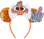 Newest Disney Mickey Mouse Ears Headband Kid Adult Festival Party Sequins 5" Bow Headband Women Baby Girl Party Hair Accessories