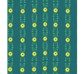 Papel Pintado Floral Vertical en Verde
