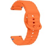 20mm Silicone Stitch Strap For Garmin Forerunner 165 Band for Vivoactive 5 3 Venu Sq 2 245 645 Approach S40 Bracelet Watchband