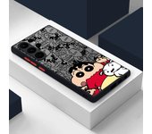 Crayons S-Shin-C-chan Phone Case for Samsung Galaxy Note 20 Ultra S23 S22 Ultra 5G Note 10 Plus Matte Armor Shockproof Cover