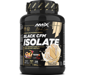 Black CFM Isolate 1 kg |  Cada porción (35 g) aporta 29,4 g de proteína |  | Amix Nutrition