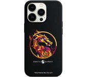Funda original compatible con iPhone 13 Pro Negro con un diseño de Mortal Kombat Logo Fire