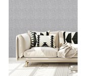 Muestra DIN A4 de Papel pintado vinílico ecológico tejido de lino tonos grises y visón con textura en reliev - London Textile 682508 de GAULAN