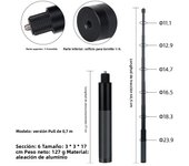Invisible Selfie Stick for GoPro 13 12 11 10 9 8 Insta360 X5 X4 X3 X2 1/4" Extended Monopod Pole For Sports Camera Accessories
