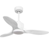 Ventilador de techo Modo Invierno/Verano Termostato Dimable Wifi Motor DC Techos Inclinados Mando a Distancia Luz tres tonos Hypersilence Memoria Vendible Shopify (AUTOMATICO)