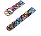 20mm 22mm Silicone Strap For Samsung Galaxy Watch Gear S3 Active 2 Graffiti Style Strap For HuaMi Amazfit Huawei Watch Band