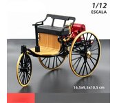 1:12 1886 Vintage Classic car No.1 alloy car model simulation tricycle Toy For Children Gift Collection F499