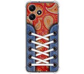 Funda Silicona Antigolpes para Xiaomi Redmi 12 5G diseño Zapatillas 10 Dibujos
