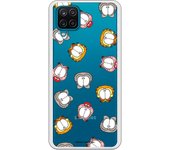 Funda original compatible con Samsung Galaxy A12 5G - Garfield Patron Caras