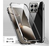 360 Double Sided Magnetic Adsorption Metal Bumper Glass Case for Xiaomi 14T 13TPro 5G Poco X6 X5 Pro M3 Redmi Note14 13 Pro Plus