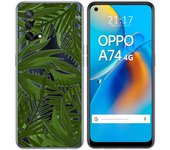 Tumundosmartphone Funda Gel Transparente para Oppo A74 4G diseño Jungla Dibujos