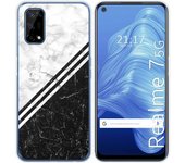 Tumundosmartphone Funda Gel Tpu para Realme 7 5G diseño Mármol 01 Dibujos