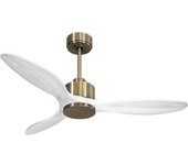 Ventilador de techo Reversible Termostato Wifi Motor DC Techos Inclinados Mando a Distancia Hypersilence Memoria
