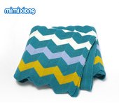 Mantas de moda para Bebé, a Rayas de Arcoíris, a Cuadros, envoltura para cochecito de nuevo Nacido, Super suave, ropa de Cama infantel, edredones De Punt
