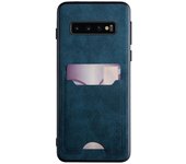 Premium Leather Card holder Case for Samsung Galaxy S10 S10e S9 Plus Lite Scratch-Resistant Solid Color Pocket Holder Cover