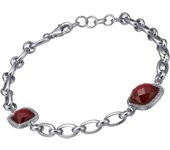 Time Force Tj1179b01r  Pulsera Para Para Mujer Color Granate