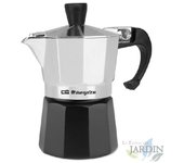 SUINGA Cafetera Italiana Aluminio 1 Taza, cafetera espresso, cocina gas, vitrocerámica
