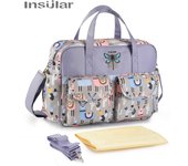 Nuevo impermeable pañal mochila de gran capacidad viaje multifuncional estilo para las madres y los bebés con carrito compras