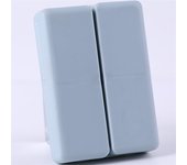 1pc Magnetic buckle design medicine box 7-cell foldable flip split packaging medicine box Travel portable emergency medicine box