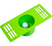 Copa de ventilación para putting de golf en interiores, copa de ventilación para hoyo de práctica de putting de golf, equipo cubierto verde