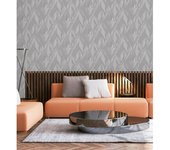 Muestra DIN A4 de Papel pintado vinílico lavable de rombos modernos con textura en relieve - Chiron Diamonds 681649 de GAULAN