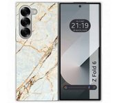 Tumundosmartphone Funda Carcasa Dura para Samsung Galaxy Z Fold 6 5G diseño Mármol 13 Dibujos