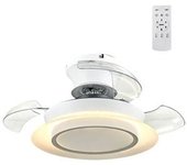 CRISTAL RECORD Ventilador LED Villa 18W 1800Lm Aspas Retráctiles