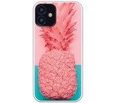 Funda compatible con iPhone 12 Mini - piña rosa