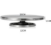 15cm-30cm Double Face Use Aluminum Turntable for Ceramic Clay Sculpture Platform Pottery Wheel Lazy Rotary Tool High Quality