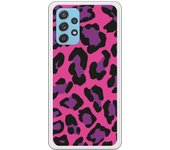 Funda original compatible con Samsung Galaxy A72 - Textura Leopardo Rosa