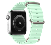 Ocean Silicone Strap For Apple Watch Ultra 2 49mm iWatch 8 7 6 5 4 3 Bracelet for apple watch band 44mm 40mm 45mm 41mm 42mm 38mm