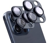 2PCS Tempered Glass Metal Camera Lens Protector Cover for iPhone 16E 16 E 15 Pro Max 14 Plus 13 Mini Protection Desert Gold