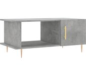 vidaXL Mesa de centro madera contrachapada 90x50x40 cm Blanco, Negro, Blanco brillante Mesita de Salón o Comedor o Auxiliar Mesa de Café Meuble Salón