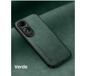 Luxury Leather Case for OPPO A60 4G A79 A58 A78 A98 A57 A97 A96 A95 A74 A53 A32 4G 5G Cover with Metal Plate Support Car Hold