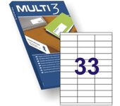 Etiquetas adhesivas apli 04702 multi3/ 70 x 25mm/ 100 hojas