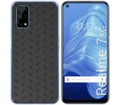 Tumundosmartphone Funda Gel Tpu para Realme 7 5G diseño Metal Dibujos