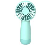 Mini ventilador de mano recargable USB (verde)