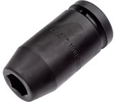 HAZET 1100SLG-24 Llave de vaso de impacto hexagonal: Cuadrado hueco 1 pulgada (25 mm) Perfil de hexágono exterior 24 mm