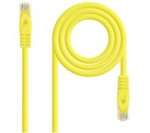 Nanocable - Cable red latiguillo lszh cat.6a utp awg24 amaril 25cm