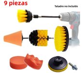 Car Detailing Brushes Kit Electric Drill Brush Car  Interior Cleaning Brushes Sponges Car Polish Tool Cars Dirt Dust Cleaning