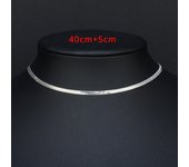 Punk Clavicle Flat Blade Snake Link Choker Necklace Gold Silver Color Stainless Steel Neck Chains For Women Jewelry Chocker 2023