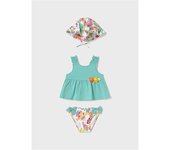 Moda infantil niña MAYORAL 1.641 071 CONJUNTO BAÑO 3 PIEZAS AGATA 35443 25V